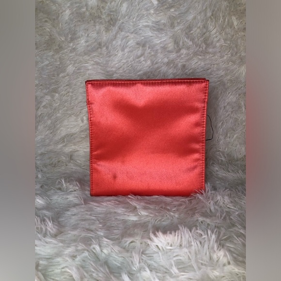 Yves Saint Laurent Parfums Red/Pink Vintage Cosmetic Bag - Picture 5 of 11